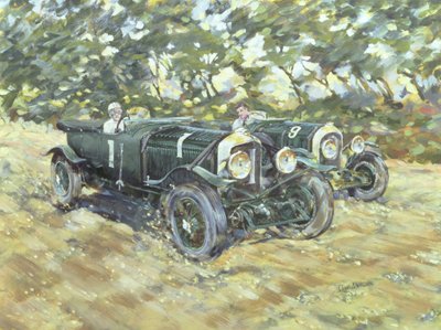 1929 Le Mans Winning Bentleys by Clive Metcalfe