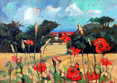 Kent Poppies by Clive Metcalfe