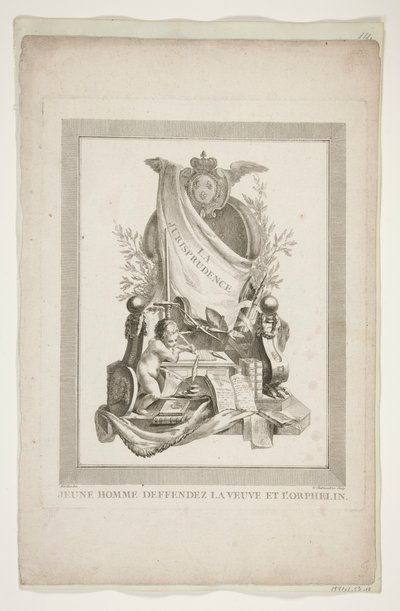 Eleven sheets from Nouveaux Trophees et Cartouches representant les arts et les sciences by Clément Pierre Marillier