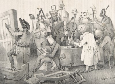 Famous Painting Jury. Salon of 1841, March 20, 1841 by Clément Pruche