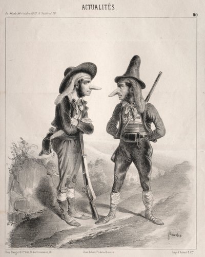 Actualités: Insurgez-vous donc! ...hien! voilà qui va devenir gentil!, 1841 by Clémente Pruche