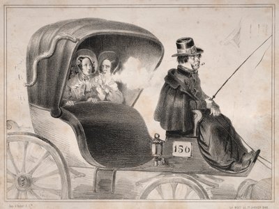 Current Events: The Inconveniences of Public Carriages: The Coachman of... by Clémente Pruche