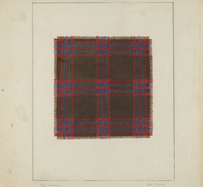 Plaid Homespun by Clyde L. Cheney