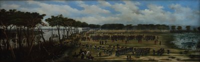 Landing of the Argentine Army in Front of the Curuzú Trenches by Candido Lopez