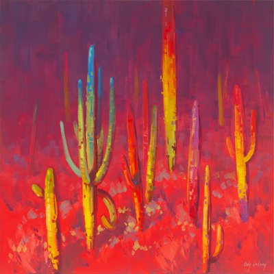 Vibrant Desert Cacti by Cody DeLong