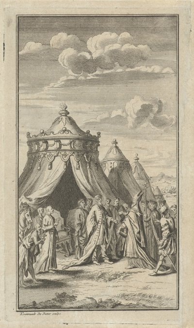 Meeting Between a Prince and a Bishop by Coenraad de Putter