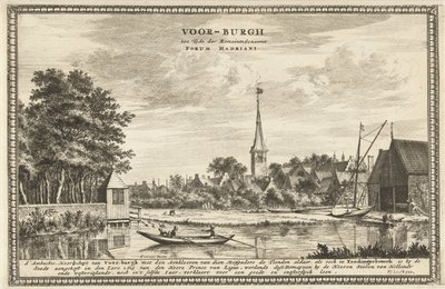 View of Voorburg by Coenraet Decker