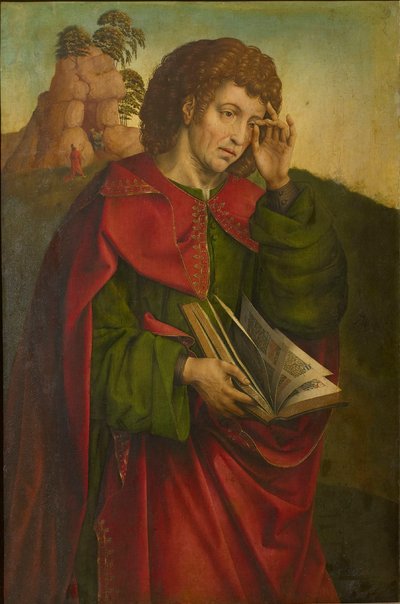 Saint John the Evangelist Weeping, c. 1500 by Colijn de Coter