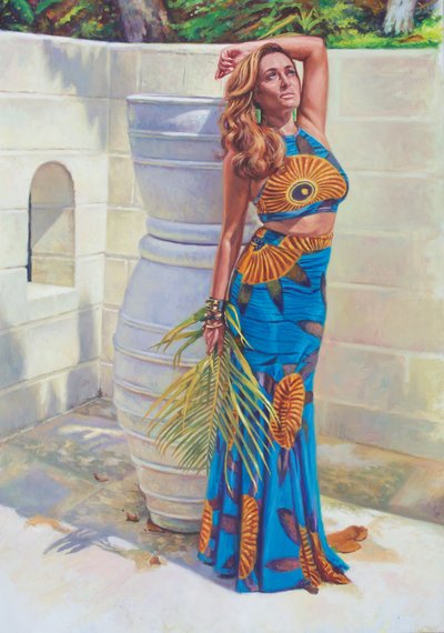 Lady in Blue by Colin Bootman
