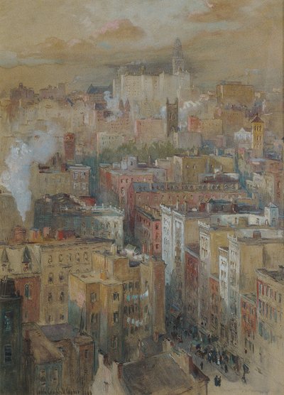 View of New York City, c.1910 by Colin Campbell Cooper