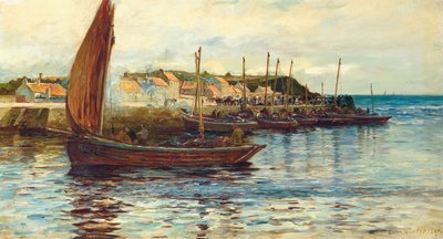 Shipping in the Harbour of Oban by Colin Hunter