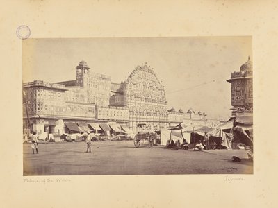 Jaypur; The Hauwa Mahal, or Palace of the Wind by Colin Murray