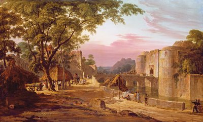 The Procession into the Fort at Bharatpur by Colonel Robert Smith