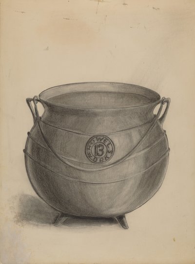 Iron Cooking Pot by Columbus Simpson