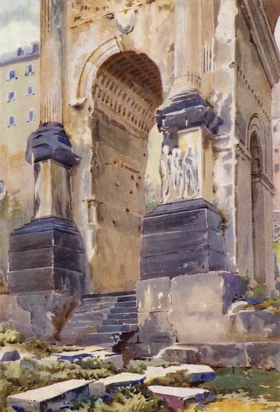 The Arch of Septimius Severus, Rome by Commendator Formilli
