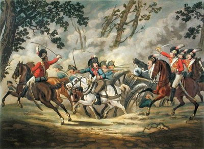 English Light Horse Attacking French Artillery, from 