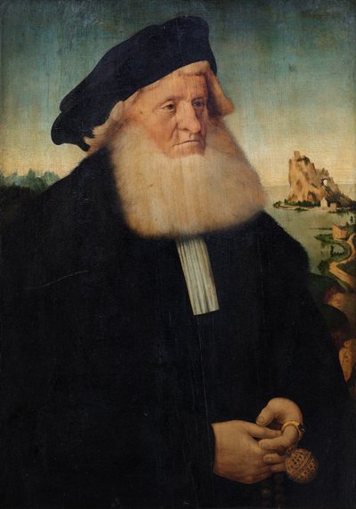 Portrait of a Bearded Gentleman by Conrad (attr. to) Faber von Creuznach
