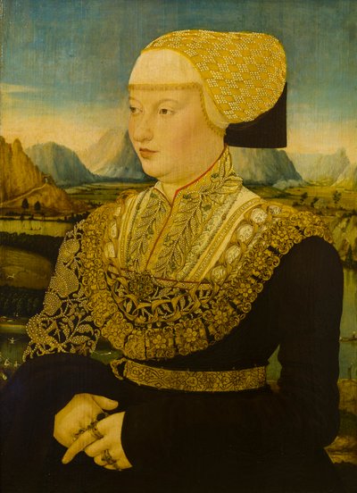Portrait of an unknown Lady by Conrad (attr. to) Faber von Creuznach