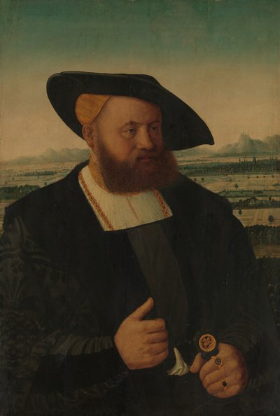 Portrait of a Man with a Moor