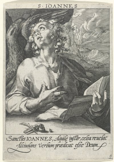 Evangelist John (series title) The Four Evangelists by Conrad Goltz (possibly)