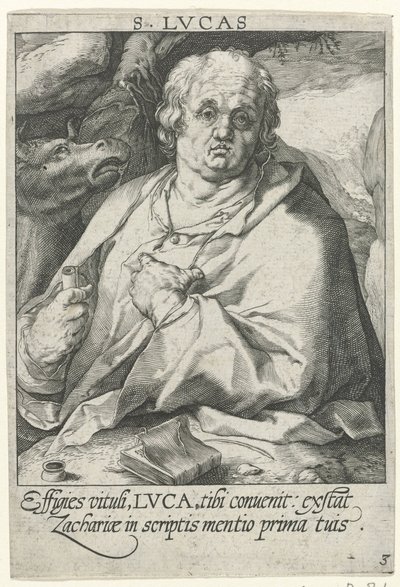 Evangelist Luke by Conrad Goltz (possibly)