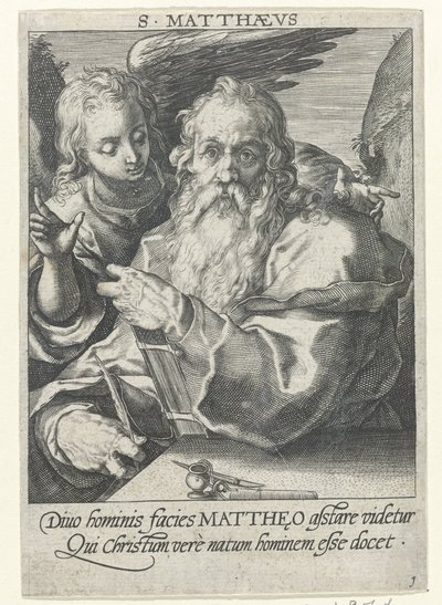Evangelist Matthew by Conrad Goltz (possibly)