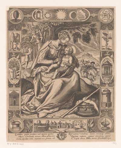 Rest on the Flight into Egypt by Conrad Hillebrand