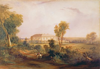 Camden Park House, Home of John MacArthur by Conrad Martens
