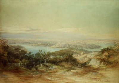 View of Sydney Looking From the North Shore Towards the City by Conrad Martens