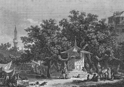 A View near the City of Damascus, Engraved by Heath by Conrad Martin Metz