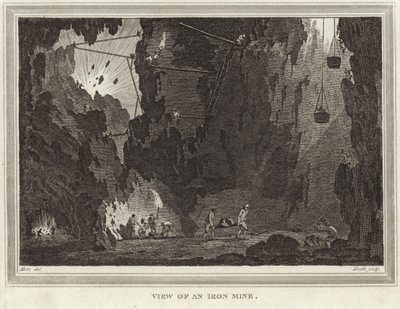 View of an iron mine by Conrad Martin Metz