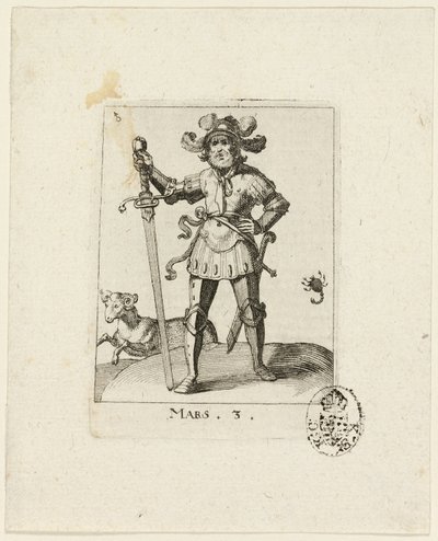 Mars, plate three from The Seven Planets by Conrad Meyer