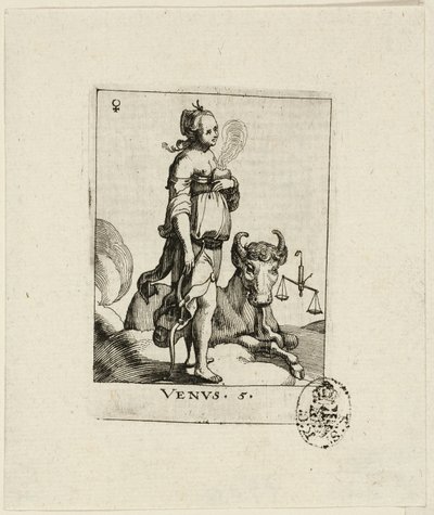 Venus, plate five from The Seven Planets by Conrad Meyer