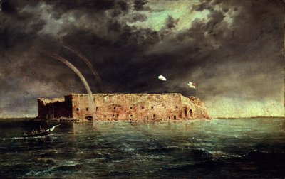 View of Fort Sumter, South Carolina, 1863 by Conrad Wise Chapman