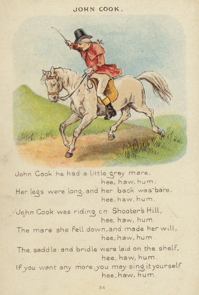 Nursery Rhyme: John Cook by Constance Haslewood