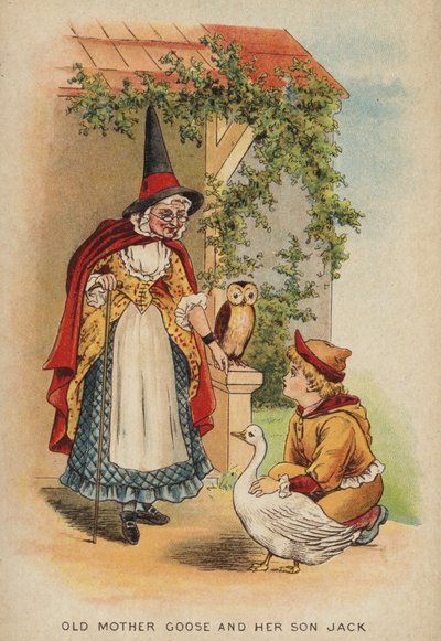 Nursery Rhyme: Old Mother Goose and Her Son Jack by Constance Haslewood