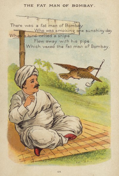 Nursery Rhyme: The Fat Man Of Bombay by Constance Haslewood