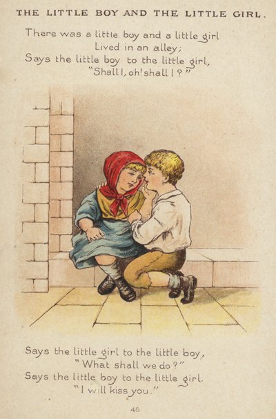 Nursery Rhyme: The Little Boy and the Little Girl by Constance Haslewood