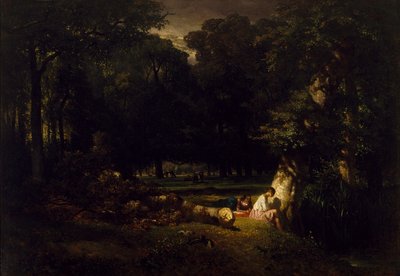 The Bathers (Clearing in the Forest) by Constant Emile Troyon