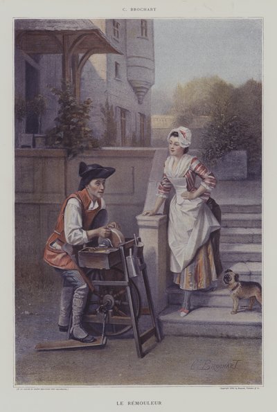 The Knife Grinder by Constant Joseph Brochart