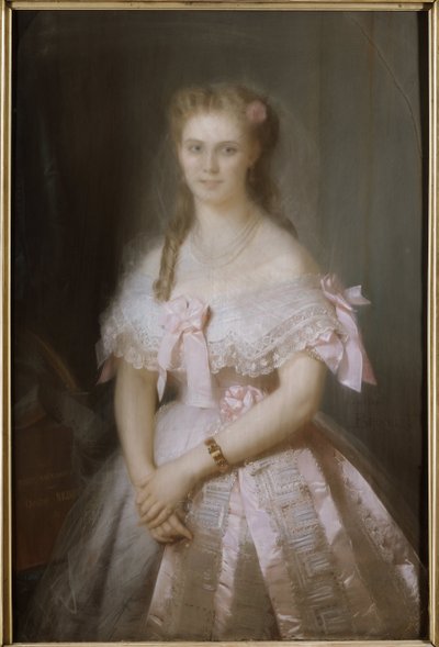 Portrait of Christine Nilsson by Constant Joseph Brochart