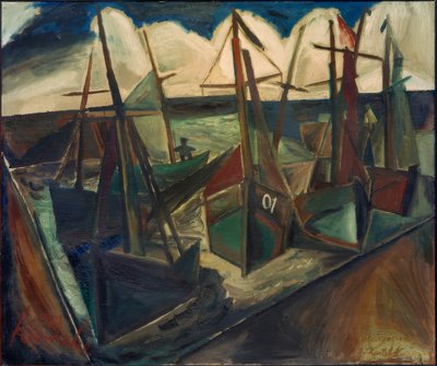 Port of Ostend by Constant Permeke
