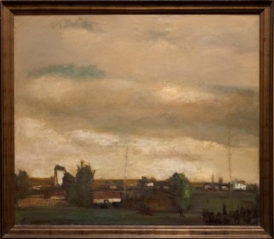 Village and archery by Constant Permeke