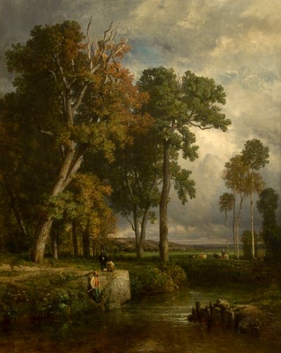 The Fishermen by Constant Troyon