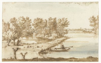 Old Poll near Wilp on the IJssel (Aen den Yssel) by Constantijn Huygens (II)
