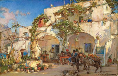 At the Tavern by Constantin Alexandrovich Westchiloff