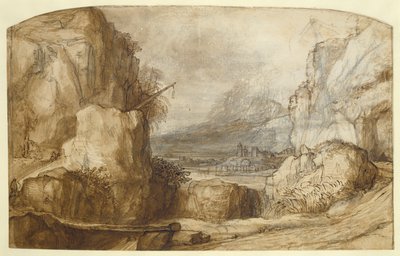 Mountainous Landscape by Constantin Daniel van Renesse