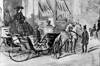 Going for a Drive, 19th century by Constantin Guys