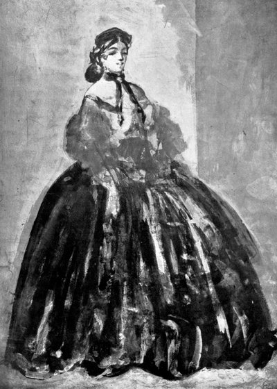 Portrait of a Woman, 19th Century by Constantin Guys