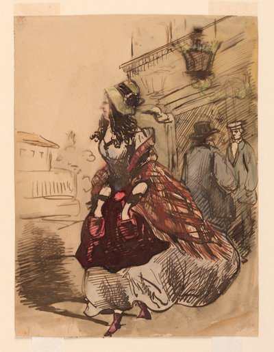 Street Scene by Constantin Guys